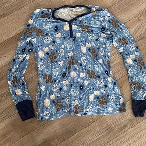 Little Sleepies Women’s Pajama Long Sleeve Shirt Hanukkah 23'